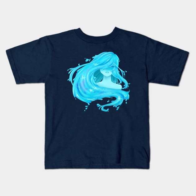 Mother of Sea Kids T-Shirt by Sai Yuzuki